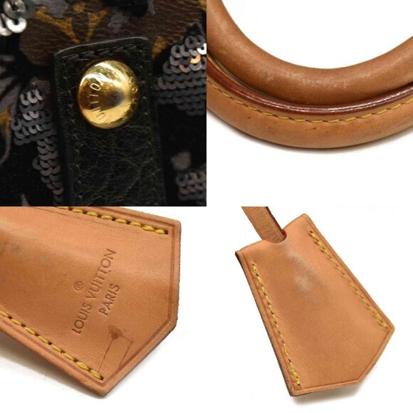 Louis Vuitton Monogram Fleur De Jais Black Sequins Speedy 30 - Picture 4 of 16